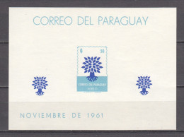 Paraguay 1960 Mi Block 11 MNH WORLD REFUGEE YEAR - Vluchtelingen