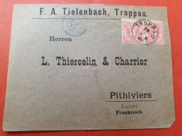 Autriche - Enveloppe Commerciale De Troppau Pour La France En 1886 - J 420 - Lettres & Documents