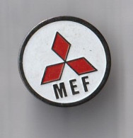 PIN'S THEME AUTOMOBILE LOGO   MEF MITSUBISHI - Mitsubishi