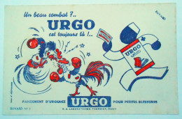 Buvard Publicité  Urgo, Pansements D'urgence. Dijon, Laboratoires Fournier - Alimentos