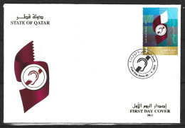 QATAR. N°978 De 2011 Sur Enveloppe 1er Jour (FDC). La Surdité. - Qatar