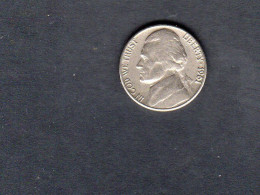 USA - Pièce 5 Cents "Jefferson Nickel"  1961 TB/F  KM.192 - 1938-…: Jefferson