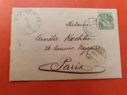 Suisse - Lettre Sans Texte De Basel Pour Paris En 1880 - J 427 - Lettres & Documents