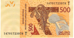 W.A.S.  TOGO  P819Tc 500 FRANCS (20)14     Signature 40 UNC. - États D'Afrique De L'Ouest