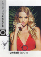 Lyndall Jarvis Metal Gear Solid Game Supermodel Hand Signed Photo - Televisión E Internet