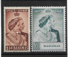 BAHAMAS 1948 SILVER WEDDING SET LIGHTLY MOUNTED MINT Cat £40 - 1859-1963 Crown Colony