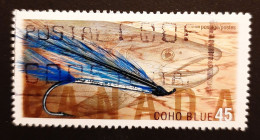 Canada 1998  USED  Sc 1719    45c  Fishing Flies, Coho Blue - Usati