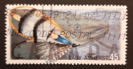 Canada 1998  USED  Sc 1718    45c  Fishing Flies, Lady Amhurst - Oblitérés