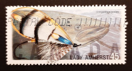 Canada 1998  USED  Sc 1718    45c  Fishing Flies, Lady Amhurst - Gebruikt
