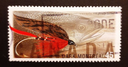 Canada 1998  USED  Sc 1717    45c  Fishing Flies, Dark Montreal - Oblitérés