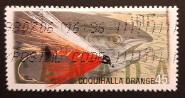 Canada 1998  USED  Sc 1715    45c  Fishing Flies, Coquihalla Orange - Oblitérés