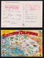 USA 1973 Meter Postcard CHIQUITA BRAND BANANAS Advertising WILMINGTON X MUNICH Germany - Storia Postale