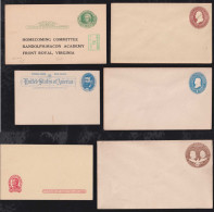 USA Ca 1890-1930 Collection 6 Postal Stationery ** MNH - Sonstige & Ohne Zuordnung