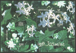 India Jasmine 2008 Miniature Sheet Mint Good Condition Back Side Also (pms54) - Unused Stamps