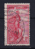New Zealand: 1937   Health Stamp     SG602   1d + 1d    Used - Usados