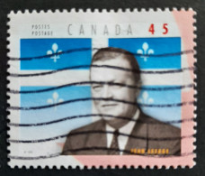 Canada 1998  USED  Sc1709 B    45c  Prov. Premiers, Lesage - Used Stamps