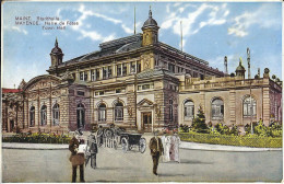 Mainz, Mayence, Stadthalle, Kleiner Bildschaden, Gelaufen 1928 - Mainz