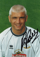 Fabrizio Ravanelli Juventus Derby Football Club Hand Signed Photo - Fernsehen Und Internet