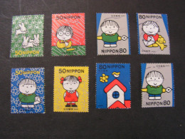 Japan Lot  2001  , Mit Mi 3214, 3215, 3220, 3221 , 3216, 3217, 3220 - Usati