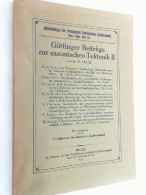 Göttinger Beiträge Zur Saxonischen Tektonik; Teil: 2. - Sonstige & Ohne Zuordnung