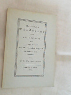 Malerische Wanderung Auf Den Altkönig Und Einen Theil Der Umliegenden Gegend Im Sommer 1802 - Other & Unclassified