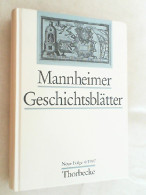 Mannheimer Geschichtsblätter. Neue Folge. Band 4. Ein Historisches Jahrbuch Zur Archäologie, Geschichte , Ku - Sonstige & Ohne Zuordnung