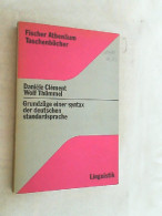 Grundzüge Einer Syntax Der Deutschen Standardsprache. - Otros & Sin Clasificación