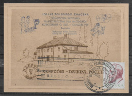 POLOGNE Carte  1960 Blazowa 100 Ans De  Poste Medecin Oczko - Briefe U. Dokumente