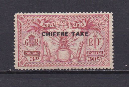 NOUVELLE HEBRIDES 1925 TAXE N°3 NEUF** - Strafport