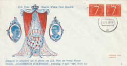 1960, Geboorte Van Z.H. Prins Van Oranje Nassau 17-4-1968 - Storia Postale