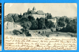 OLI1017, La Sarraz, Château, J. J. 1211, Précurseur, Circulée 1901 Timbre Décollé - La Sarraz