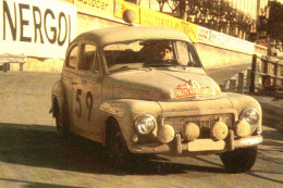 Volvo PV544 - Rallye Monte-Carlo 1960 - Pilote: Tom Trana - 15 X 10 Cms PHOTO - Rallyes