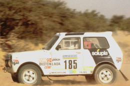 Lada Niva Rally - Rallye Paris-Dakar 1987 - Pilote: Jackie Ickx - 15 X 10 Cms PHOTO - Rally