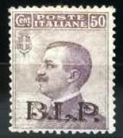 ITALIA REGNO B.L.P. BUSTE LETTERE POSTALI - SASS. 10 - 50c. Violetto - Nuovo Linguellato * - Timbres Pour Envel. Publicitaires (BLP)