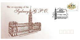 Australia 1999 The Re-opening Of Sydney GPO ,souvenir Cover - Storia Postale