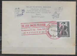 POLOGNE  Lettre 1960 Rzeszow  100 Ans De  Poste - Covers & Documents