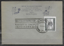 POLOGNE  Lettre 1960 Tyczyn 100 Ans De  Poste - Lettres & Documents