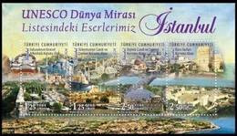 AC - TURKEY BLOCK STAMP - OUR WORKS IN UNESCO'S WORLD HERITAGE LIST ISTANBUL SOUVENIR SHEET  MNH 21 MAY 2015 - Hojas Bloque