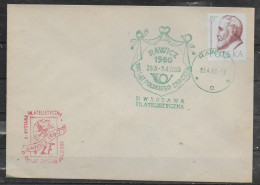 POLOGNE  Lettre 1960 Rawicz 100 Ans De  Poste Medecin Oczko - Briefe U. Dokumente