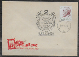 POLOGNE  Lettre 1960 Rawicz 100 Ans De  Poste Medecin Oczko - Storia Postale