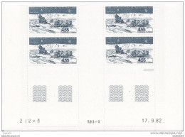 TAAF;1982 ;TP PA N° 74 ;coin Daté;NEUFS**;MNH ;traineau à Chiens - Komplette Jahrgänge