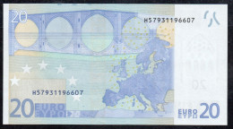 € 20  H SLOVENIA  R027  DRAGHI  UNC - 20 Euro