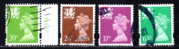 UK, GB, Great Britain, Wales, Used, 1996, Michel 66 - 71 - Pays De Galles