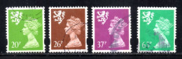 UK, GB, Great Britain, Scotland, Used, 1996, Michel 69 - 72 - Scotland