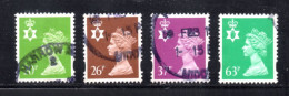 UK, GB, Great Britain, Nord Ireland, Used, 1996, Michel 67 - 70 - Irlande Du Nord