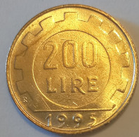 1995 - Italia 200 Lire     ------- - 200 Liras