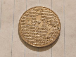 Israel-Coins-JEWISH LEDAERS(SHEKEL1985-1981)10 SHEQELIM-35a-(1984)-(34)-תשמ"ד-(Special Domestic Currency)-NIKEL - Israël