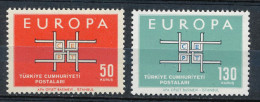 Turkey 1963 Europa CEPT (**) Mi 1888-89 - €1,50,-; Y&T 1672-73 - €1,50 - Neufs