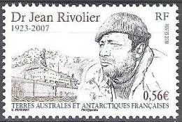 TAAF 2010 Michel 709 Neuf ** Cote (2010) 2.20 € Jean Rivolier - Unused Stamps