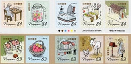 Japan - 2020 - Letter Writing Day - Mint Self-adhesive Stamp Set - Unused Stamps